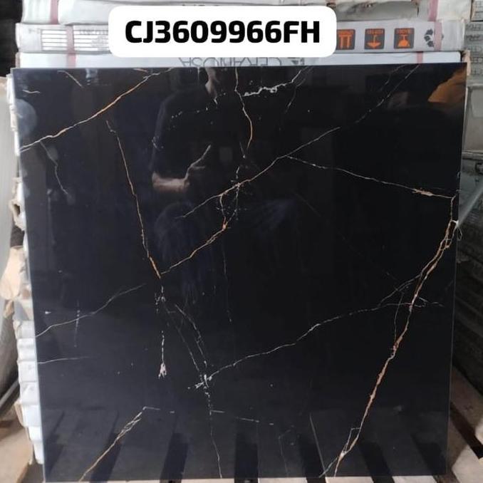 granit hitam ceranosa CRCH 360 9966 FH 60*60 kilap