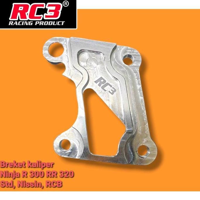 Breket Bracket Dudukan Pegangan Kaliper Caliper Pala Babi Depan RC3 Ninja 150 RR R SS ZX150 KRR KR 1