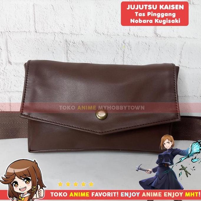 Tas Pinggang Anime Jujutsu Kaisen Nobara Kugisaki Kostum Cosplay