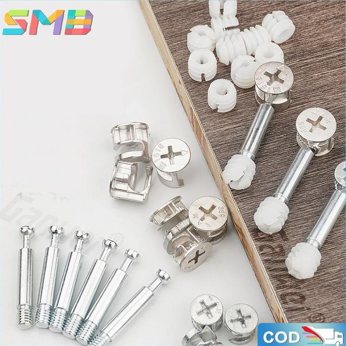 OTNEUDA 3 In 1Baut Knock Down Minifix-Baut Knock Down Skrup-Minifix Baut Knock Down Skrup + Casing