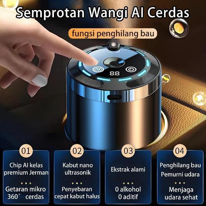 CABBALUS Diffuser aromaterapi mobil -Pengharum Mobil Wangi Segar,Penghilang Bau(Pengharum mobil,Diff