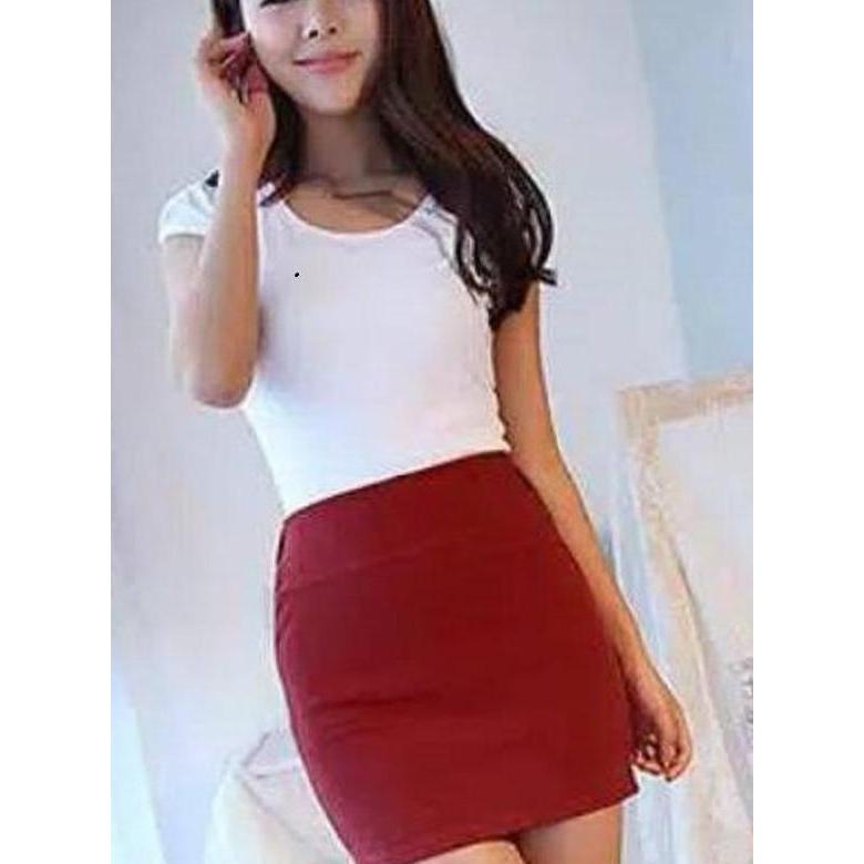 LIMITED EDITION  Rok Mini Sexy Wanita Hot Korean Style Span Pendek Spendek Soft Premium Melar Nyaman