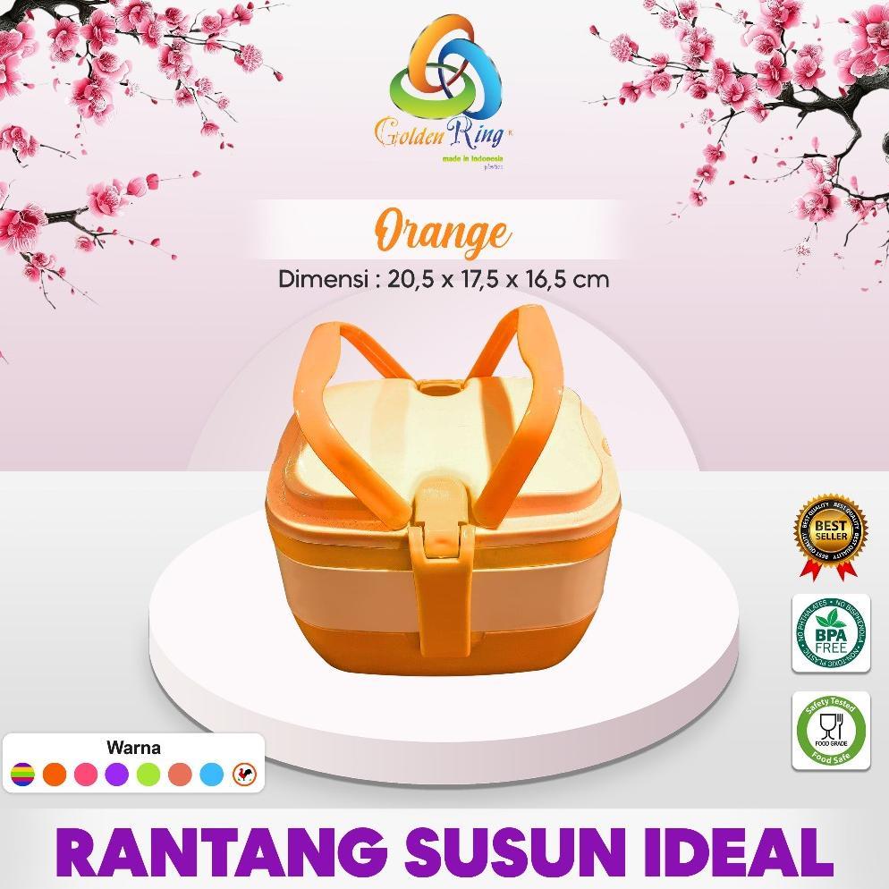 CUCI GUDANG RANTANG SUSUN IDEAL / Rantang Set / Rantang Cantik Minimalis / Rantang Plastik Susun