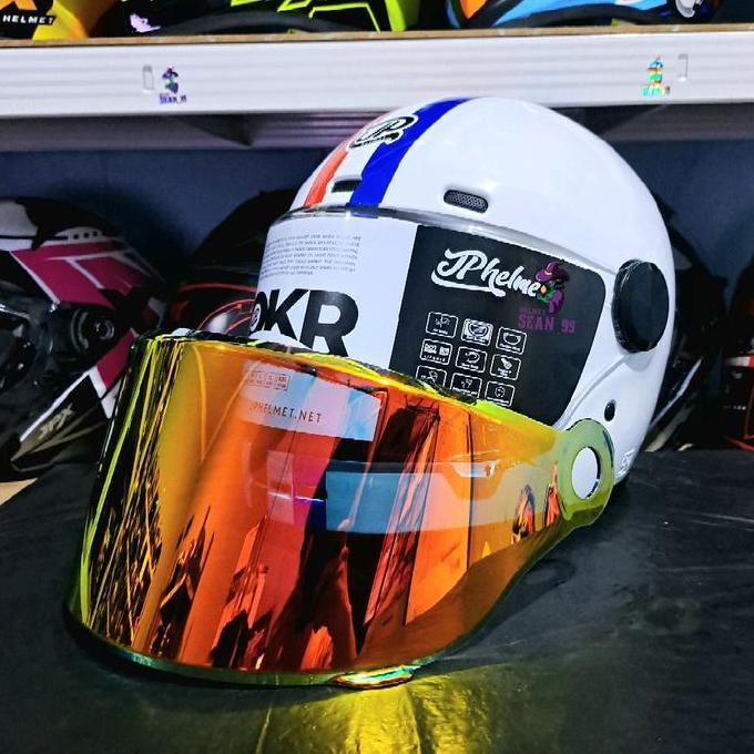 KACA HELM JP ROKR IRIDIUM ALL WARNA