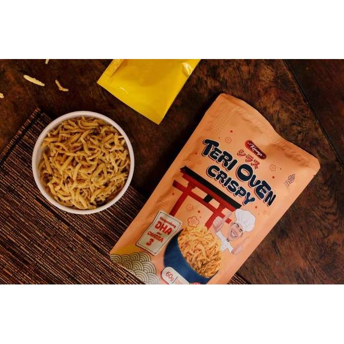 Dryfood- Kuangs Teri Krispi Oven Shirasu Jepang 60 Gram - Snack Anak - Mpasi Anak