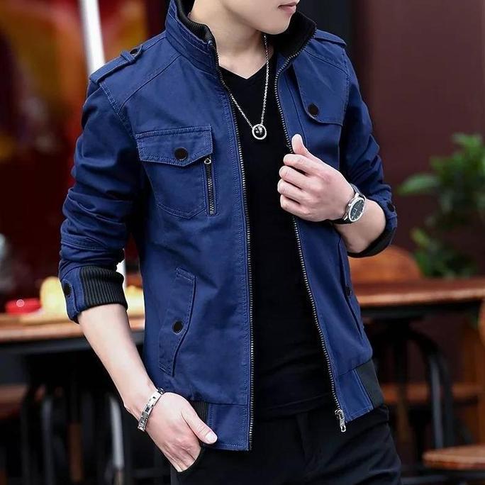 TRIONOWAN  - JAKET PRIA BOMBER MILITARY ARMY NWS PROJECT