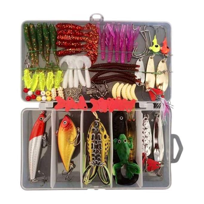 Jaaminkwalitas- Set Umpan Casting 1 Set Umpan Casting 45Pcs 95Pcs 109Pcs Lengkap Umpan Casting Gabus