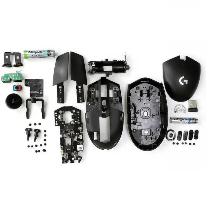 Lengkapjaminan- Part Logitech G304 G305 Hotsp Receiver Dongle Pcb Shell Housing Wheel Cover Adapter 