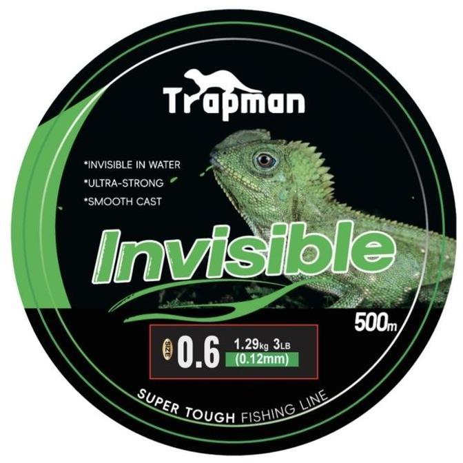 Jaaminkwalitas- Trapman Senar Pancing Kamuflase Bunglon 500 Meter Speckle Hijau Bintik Invisible Fis
