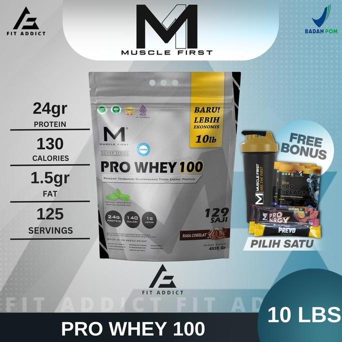 Cod,Bisaaja- M1 Muscle First Pro Whey 100 10 Lbs Lb 10Lbs 10Lb Musclefirst Prowhey