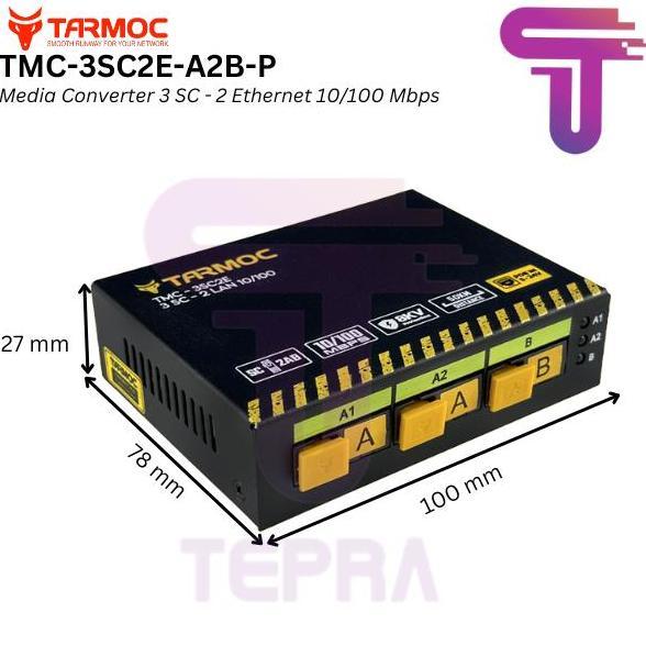 Mmhstore- Media Converter 3 Port Fo Port Lan / 3 Sc Rj45 / 3 Fo Lan
