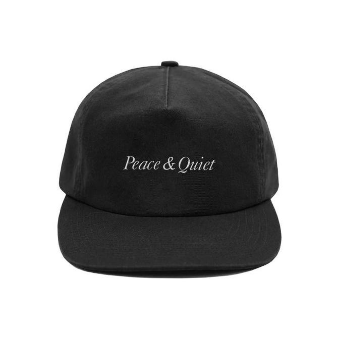 Skymo Apparel Caps Dad Hat Quiet Black topi  skena