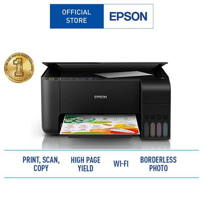 Kantorlengkap- Epson Printer L 3150 (Print, Scan, Copy, Wifi) Multifungsi