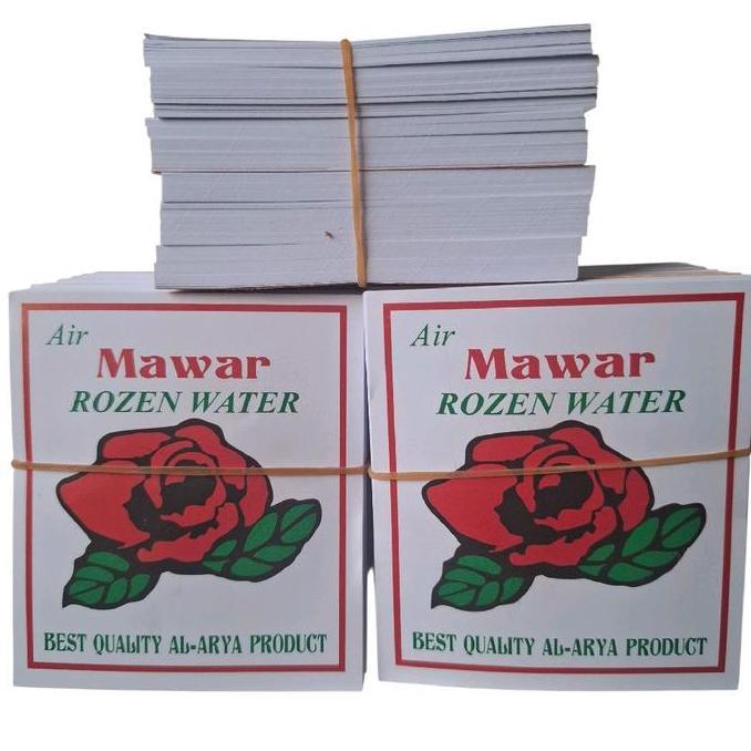 QIVARASHOP_ - ISI 500 LEMBAR KERTAS AIR MAWAR ROZEN WATER