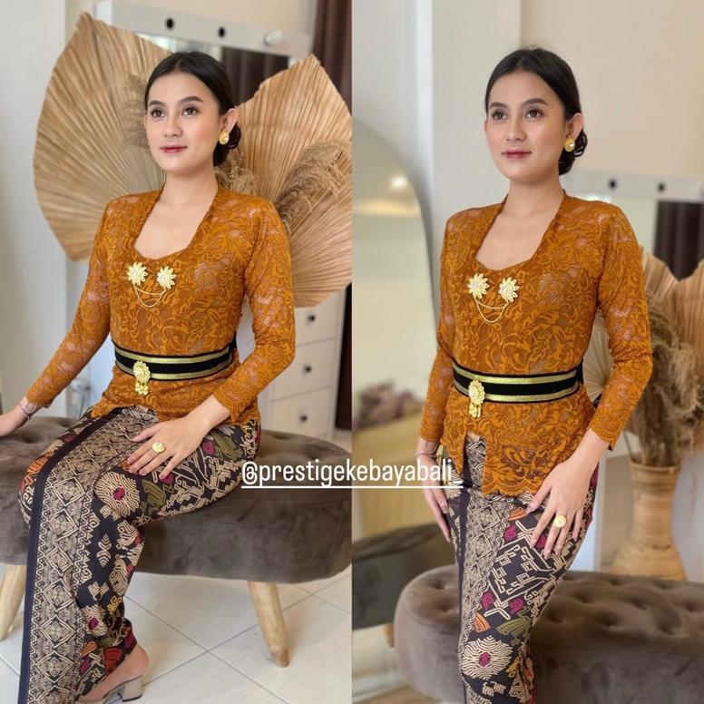Awet (Bisa Cod) One Set Kebaya Sofia Strait/Setelan Kebaya Sofia/Kebaya Brokat Sofia/Kebaya Bali Sof
