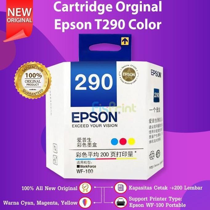 Kantorlengkap- Cartridge Tinta Epson T Black Printer Workforce Wf100 Wf-100