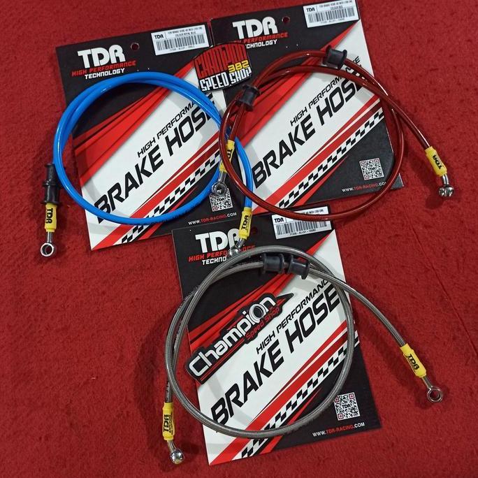 SELANG REM TDR RACING 100CM 100 CM BEAT KARBU SCOOPY KARBU SPACY KARBU READY STOCK