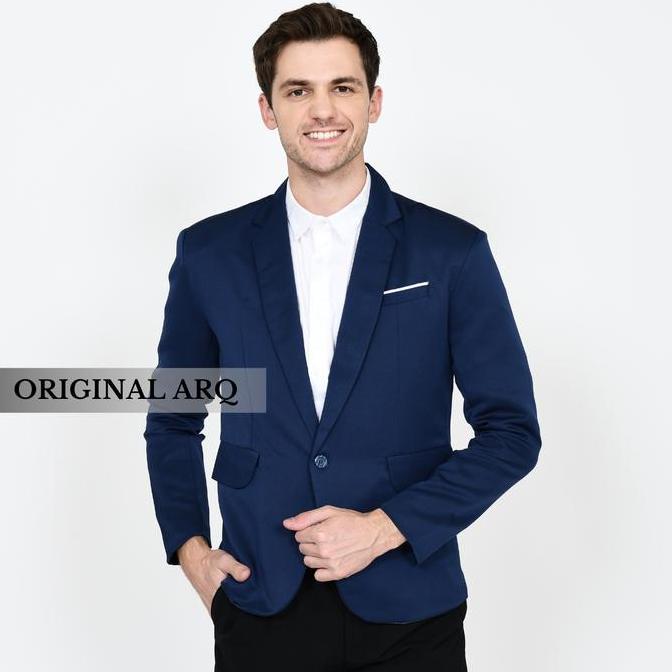 Uomo- Jas Blazer Slimfit Pria Dewasa Korea Style Bahan Tebal Premium