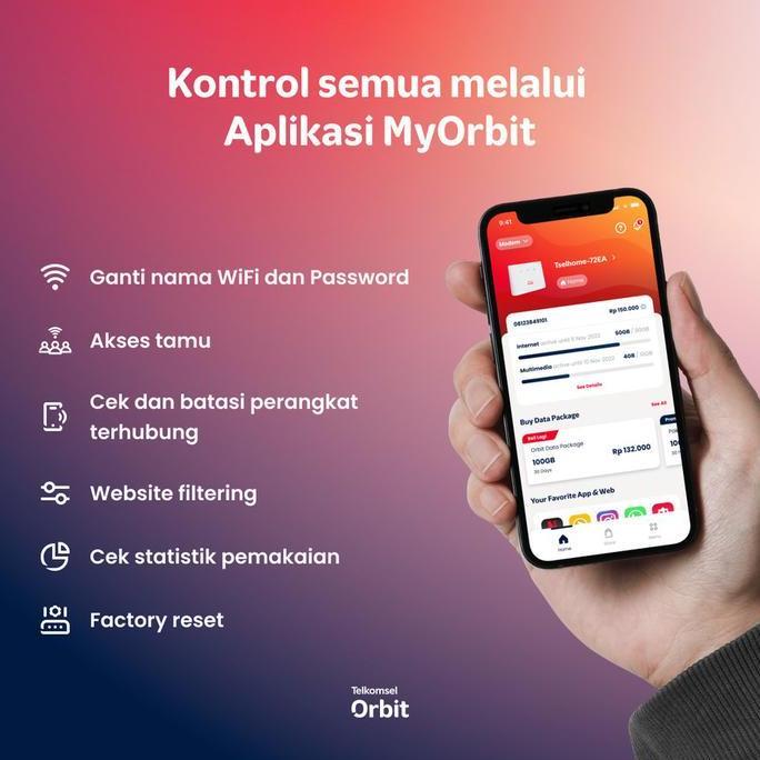 Adabanyak- Telkomsel Orbit Star A1 Modem Router Modem Wifi 4G Free Perdana Orbit