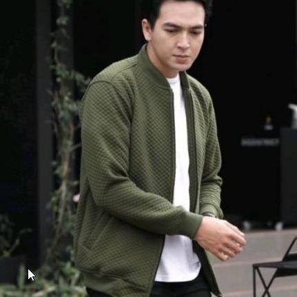 Uomo- Jaket Comfy Pria Dan Wanita / Jaket Comfy Bomber Original Premium Army Baju Brown Diamond Maro