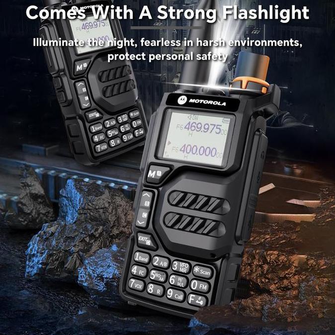 HT Motorola X8 10W Sambungan Jarak Jauh Radio Portabel 10KM TEG