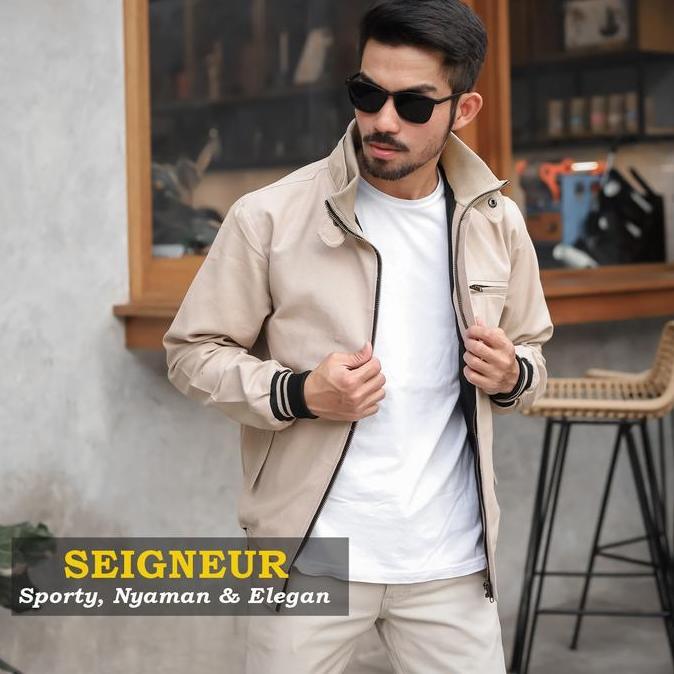Uomo- Jaket Pria Original Seigneur Canvas Premium