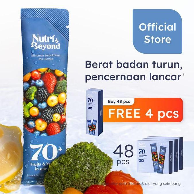 Zerox- [Hadiah Gratis] Nutri & Beyond Fiber Drink Dengan Buah Dan Sayur Rasa Mixberry