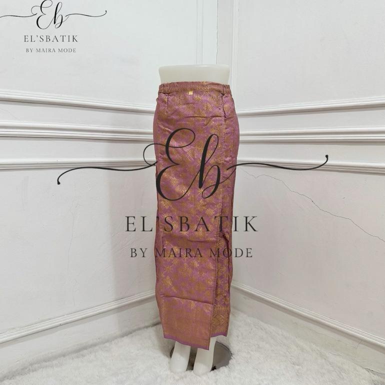 Discount Elsbatik (Songket Span) Rok Songket Span Siap Pakai | Rok Songket Kebaya | Rok Songket Jadi