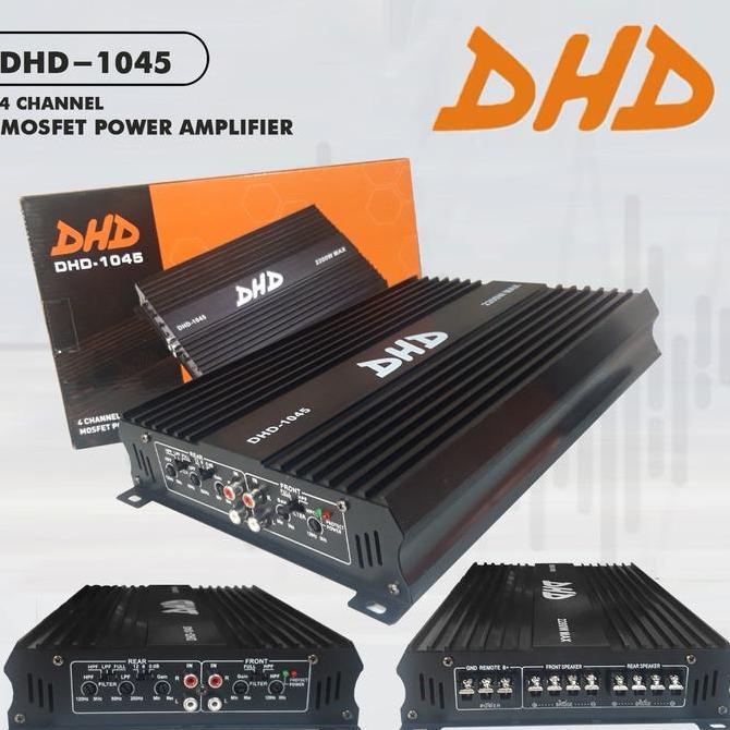 Promo POWER AMPLIFIER DHD-1041, 1042, 1043, 1044, 1045 4 CHANNEL 2200W MAX Diskon