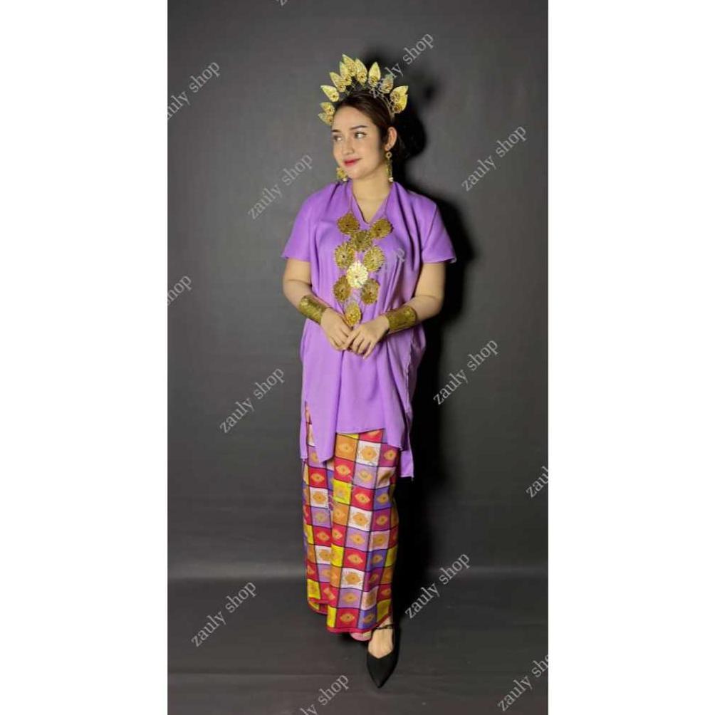 Tahan Lama  Baju Bodo Organza / Baju Adat Bugis Asli Terlaris