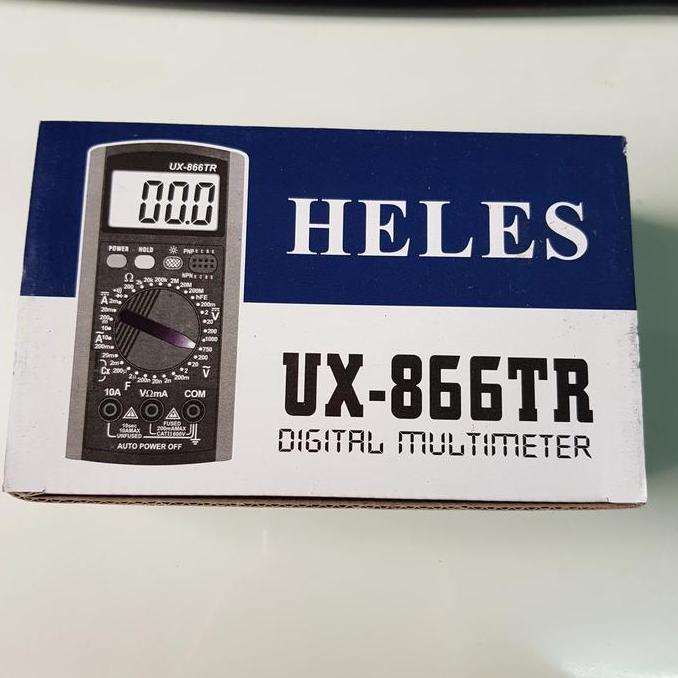 TERBARU - Multitester Heles Digital UX 866TR/Avometer Digital Heles UX 866TR