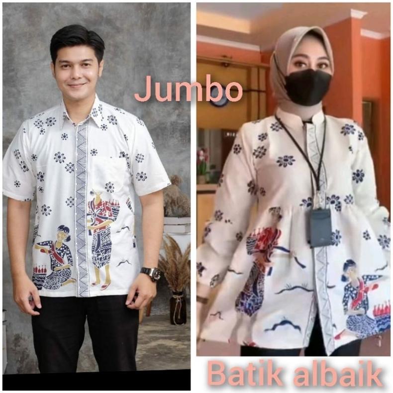 Tahan Lama Bluse Batik Wanita Baju Jumbo Batik Wanita Kemeja Batik Wanita