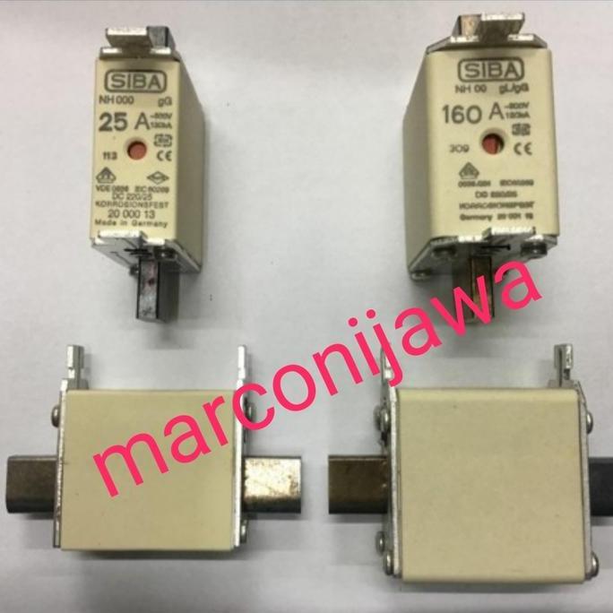 Fuse sekring siba NH000 25A