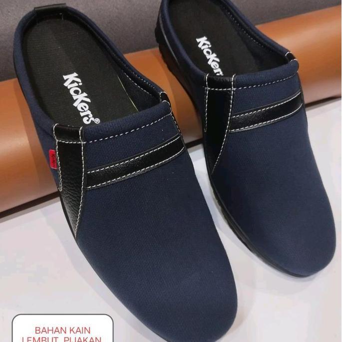 New Sandal Selop Kain Pria/Sandal Sepatu Pria Tanpa Hak