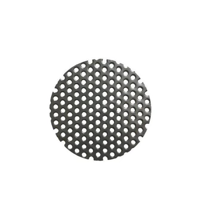 Plat Bulat Peforated Lubang 5mm Tebal 1mm Stainless