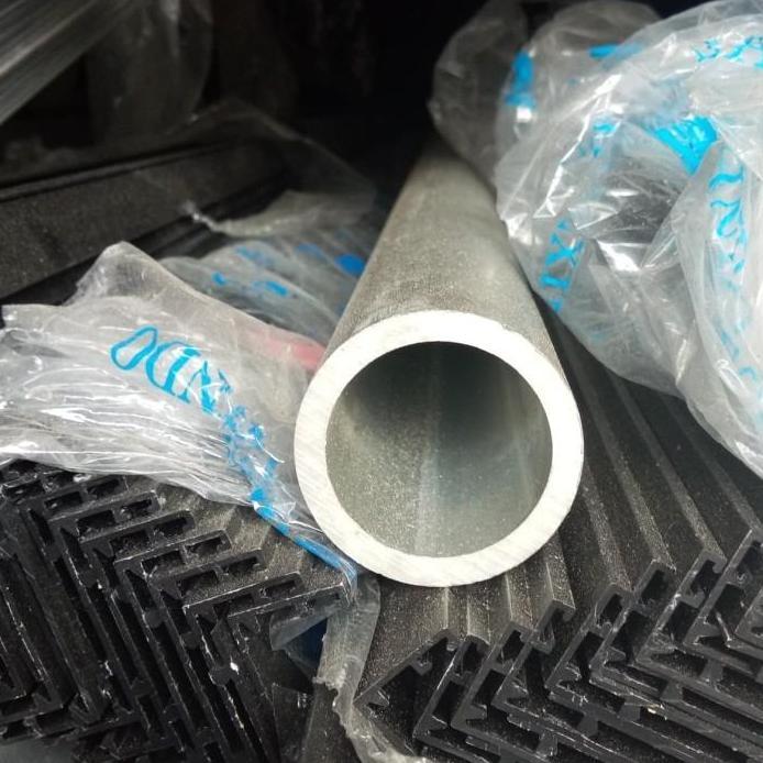 pipa aluminium 6063 od 38mm tebal 6mm x 100mm pipa aluminium alumunium
