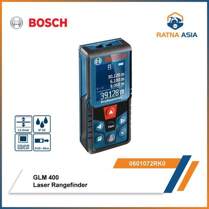 TERBARU - Meteran Laser Digital Bosch GLM 400 Laser Rangefinder 40 Meter