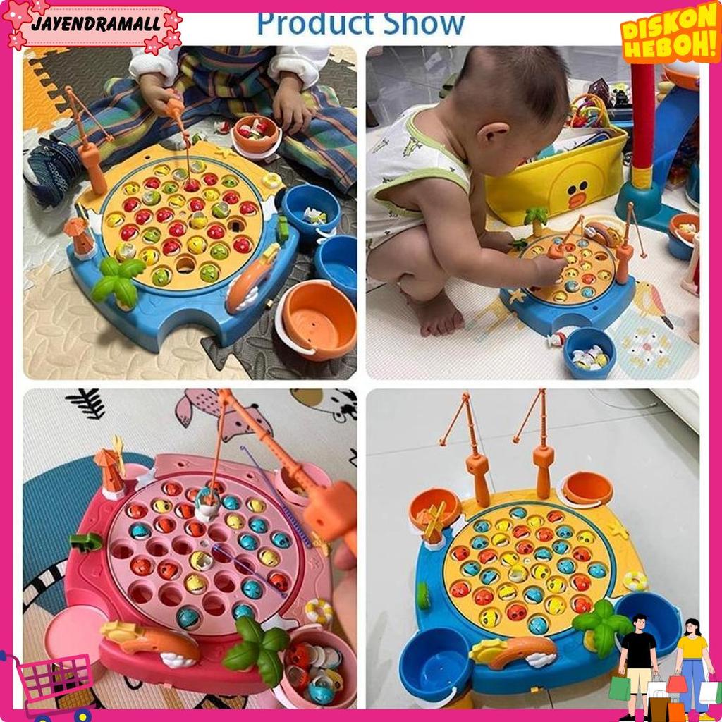 Mainan Mancing Ikan Magnet Pancingan Ikan Set Lengkap Mainan Anak Maina Pancing Ikan Mainan Anak Dij