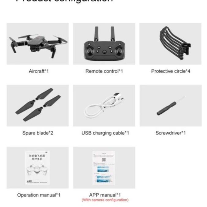 Drone E88 Mini E-88 Camera Drone Mainan Anak