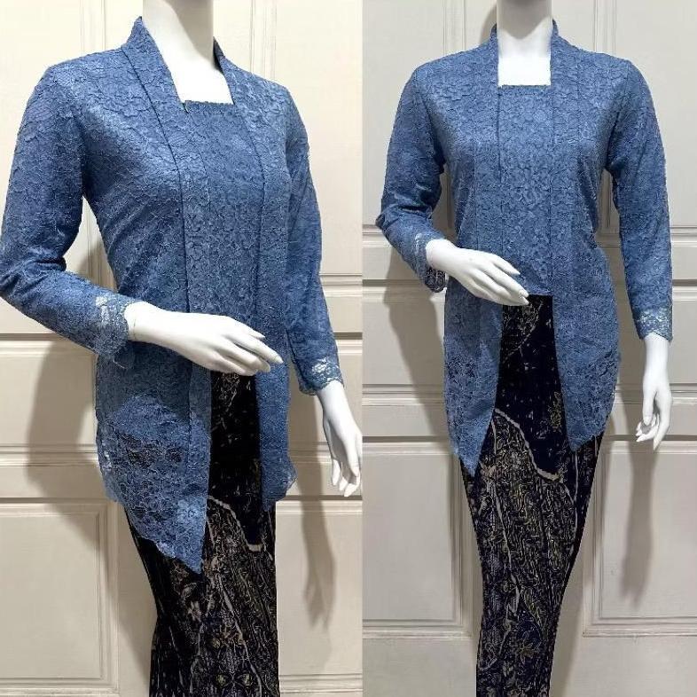 Limited Set Kutu Baru Brokat - Kebaya Kutu Baru Modern - Kebaya Wisuda - Kebaya Modern - Brokat