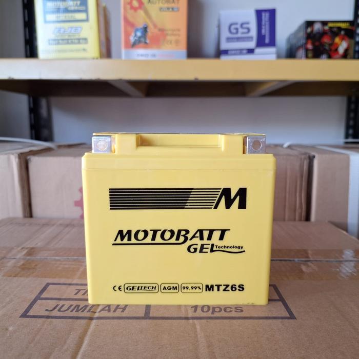 Aki Motor Vario 125 Techno, Vario 150, Pcx 150 / 160, Cb 150R Old/ New Motobatt Mtz6S Aki Kering Gel