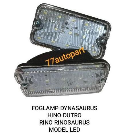 Promo lampu kabut rino 14B dynasaurus foglamp hino dutro model led harga set Diskon