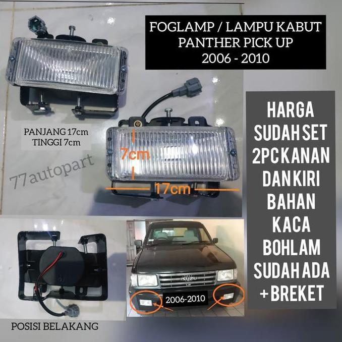 Promo Lampu kabut foglamp panther pick up new 2006 2007 2008 2009 2010 Diskon