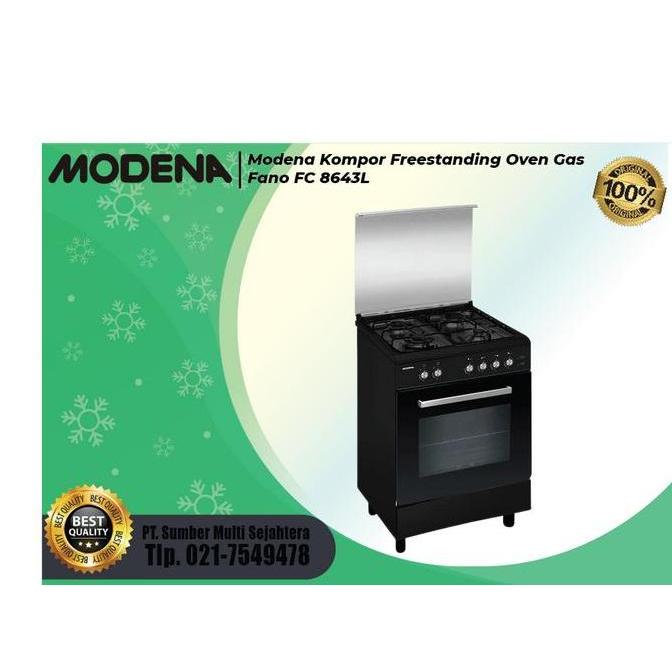 Grosir Modena Kompor Freestanding Oven Gas Fano Fc 8643L