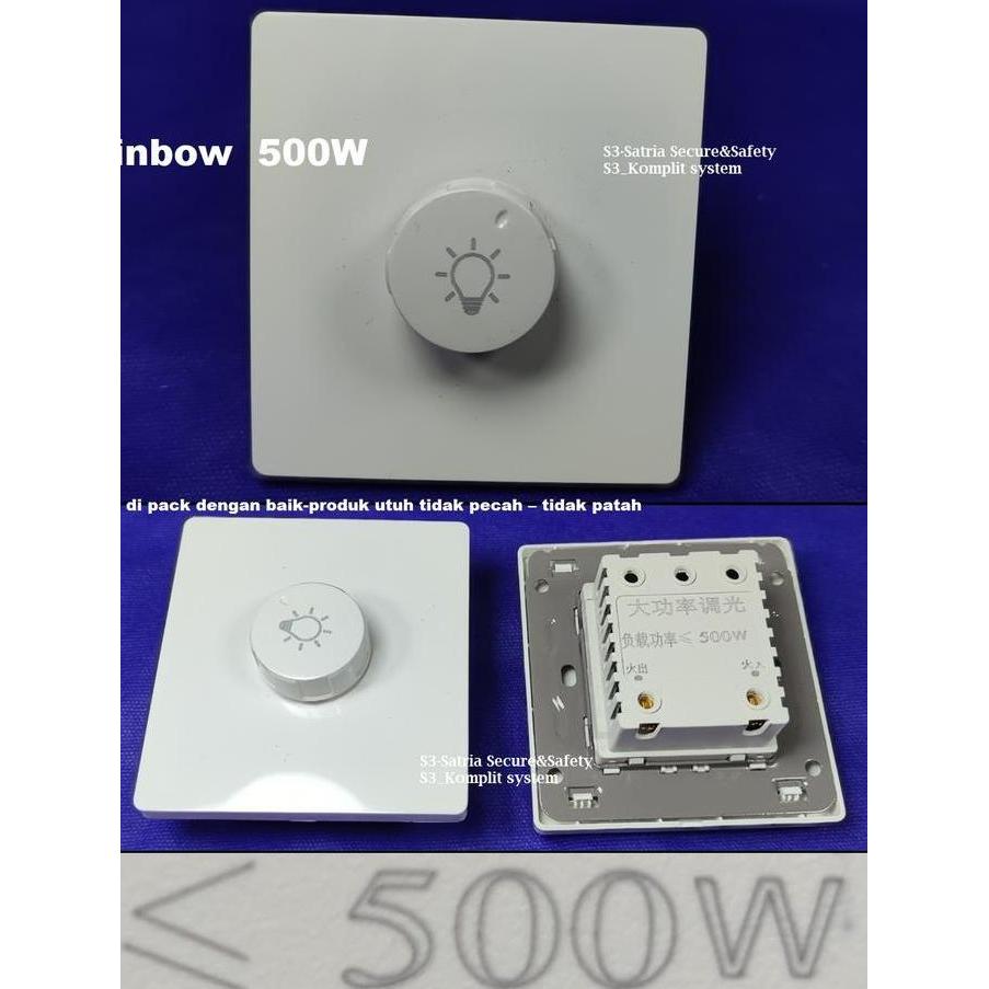 500W Dimer Speed Kipas Bor Blower Gerinda Saw Gergaji Listrik Putar Ubah Cahaya Lampu Sejuk Redup Te