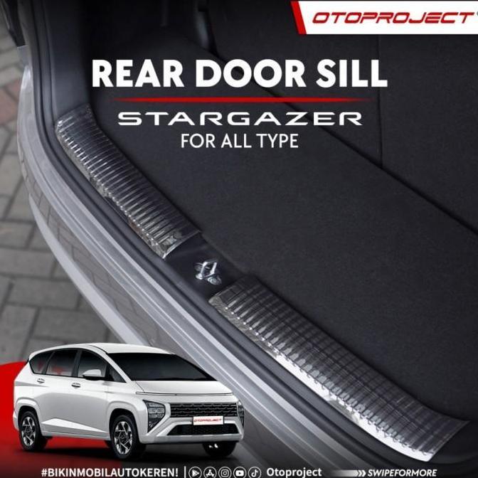 Sill Plate Bagasi STARGAZER Otoproject Rear Door Sill Plate Cover