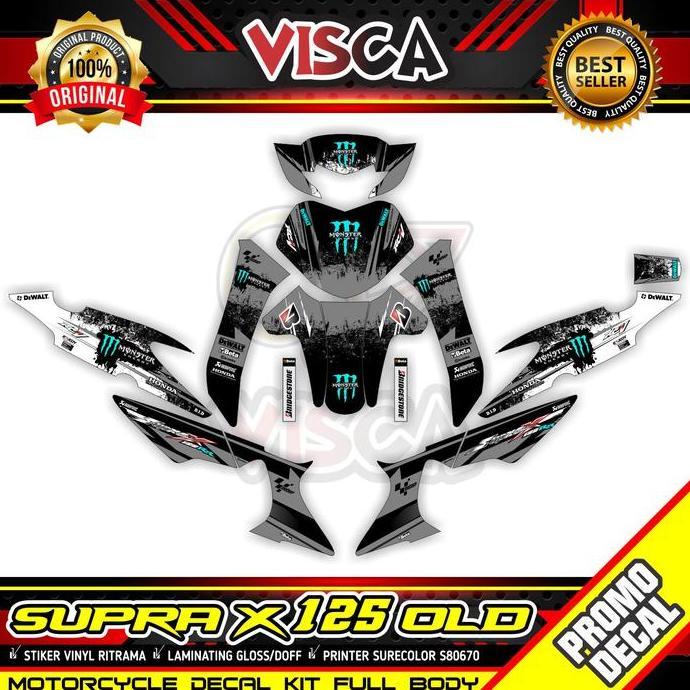 Decal Supra X 125 OLD Full Body Dekal Supra X 125 OLD Full Body Variasi / Desain MG Motorcycle