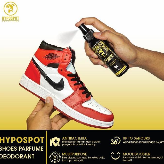 Super- Hypo Fresh Parfume 100Ml - Shoe Parfume - Parfum Sepatu Jaket Helm Baju Helm Black