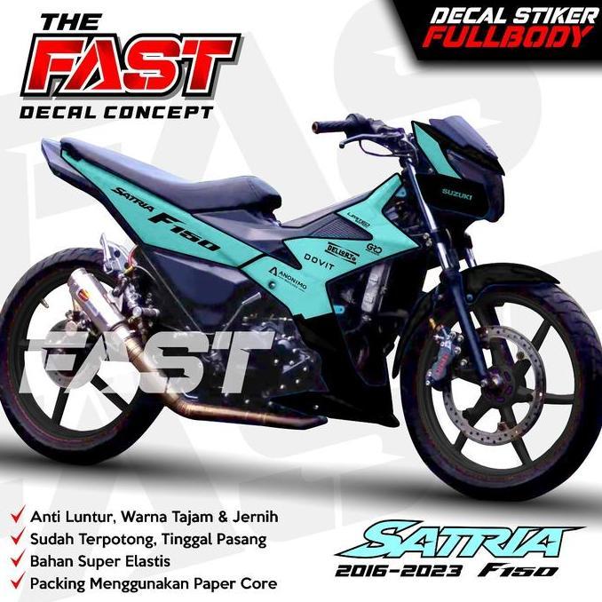 Decal Satria FU Injeksi Full Body Stiker Satria FU Injeksi Full Body Striping Honda Satria FU FI sim