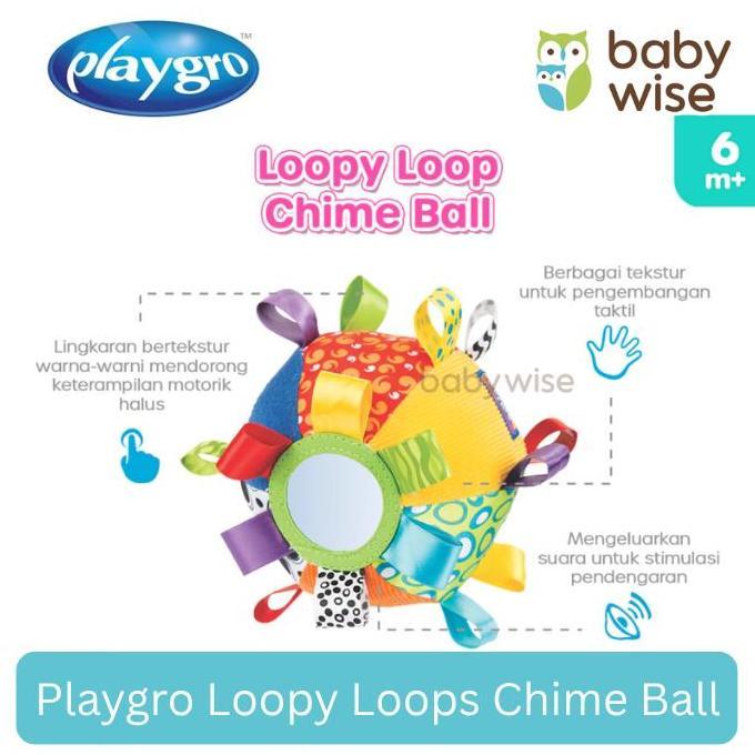 Playgro Loopy Loops Chime Ball 3M+